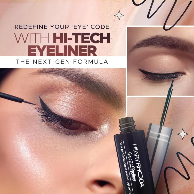 Hilary Rhoda Hi-Tech Eyeliner | Water-Proof & Smudge-Proof | Precision Tip for Women | Long-Lasting Formula | Black Intense Matte Finish | Quick-Drying Liquid | 5.5ml thumbnail 3